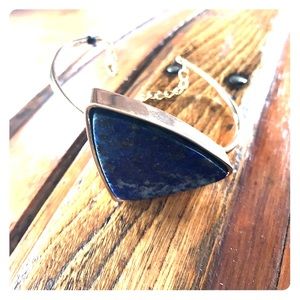 Express Blue stone cuff NWOT
